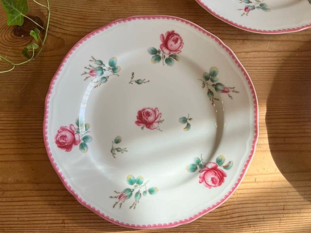 ジノリ　アンティコアンティークローズ　19デザートプレート×3