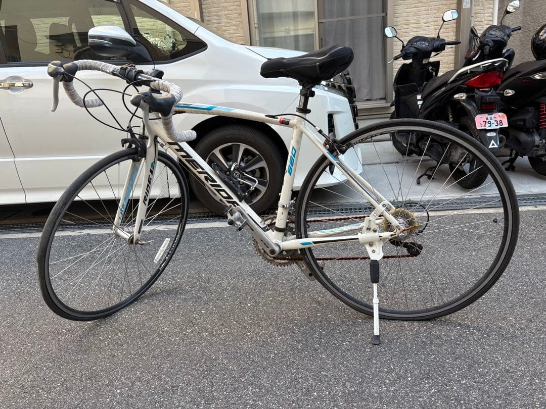 MERIDA Ride liteロードバイク ホワイト/ブルー