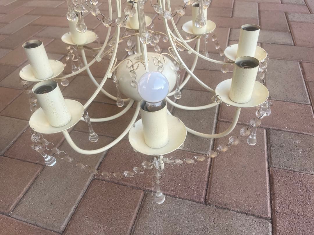 ローラアシュレイ シャンデリア 8灯式 200W