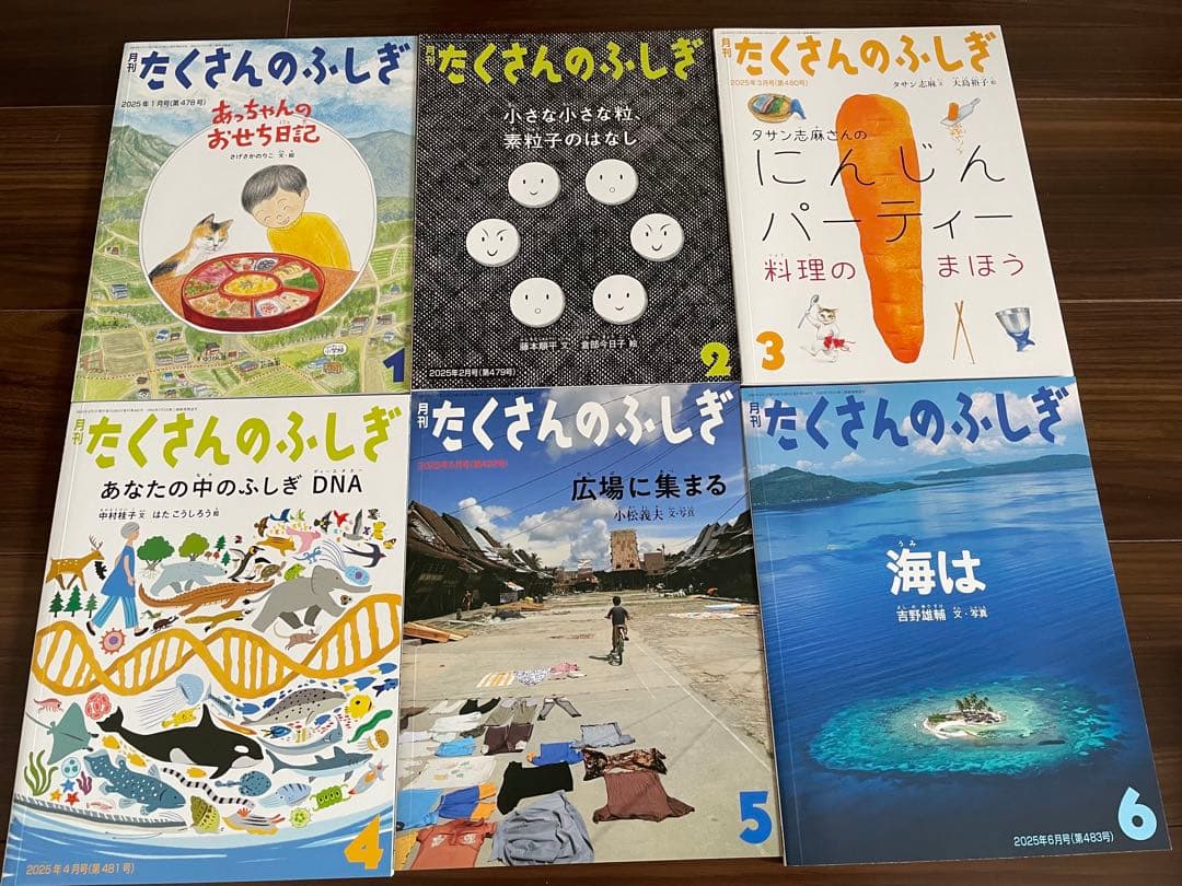 29日限定特価　未使用品　新品同様　福音館　たくさんのふしぎ2025年 12冊