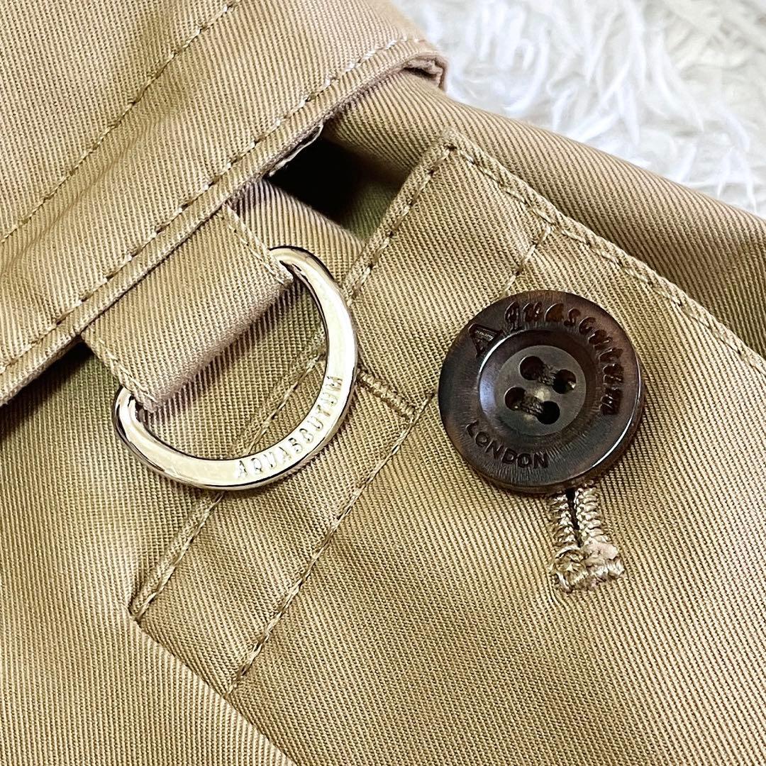 美品 アクアスキュータム トレンチコート ブルー ライナー 大草直子着用