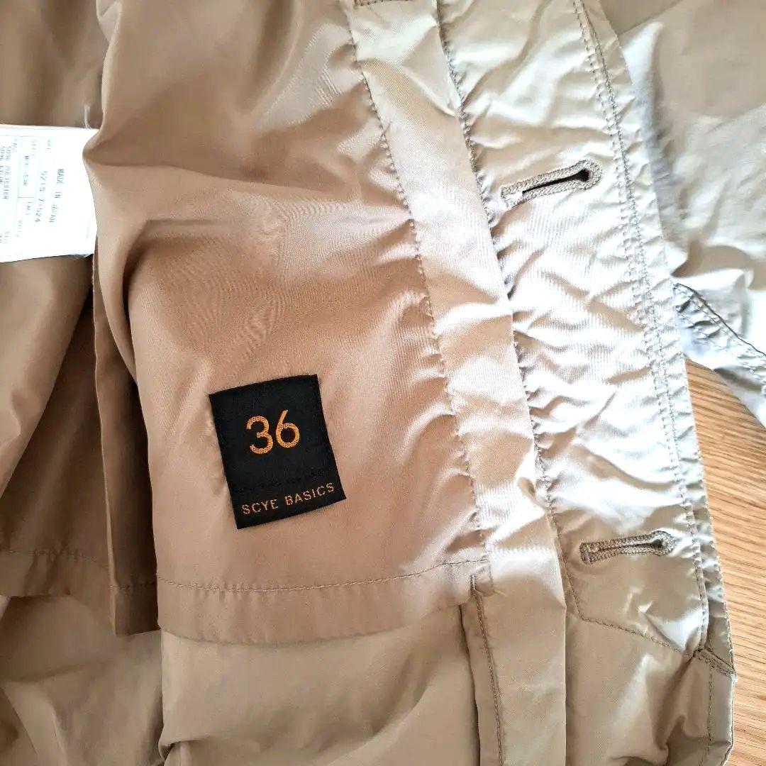 サイベーシック　高密度タフタ製品染めバルマカーンコート　36