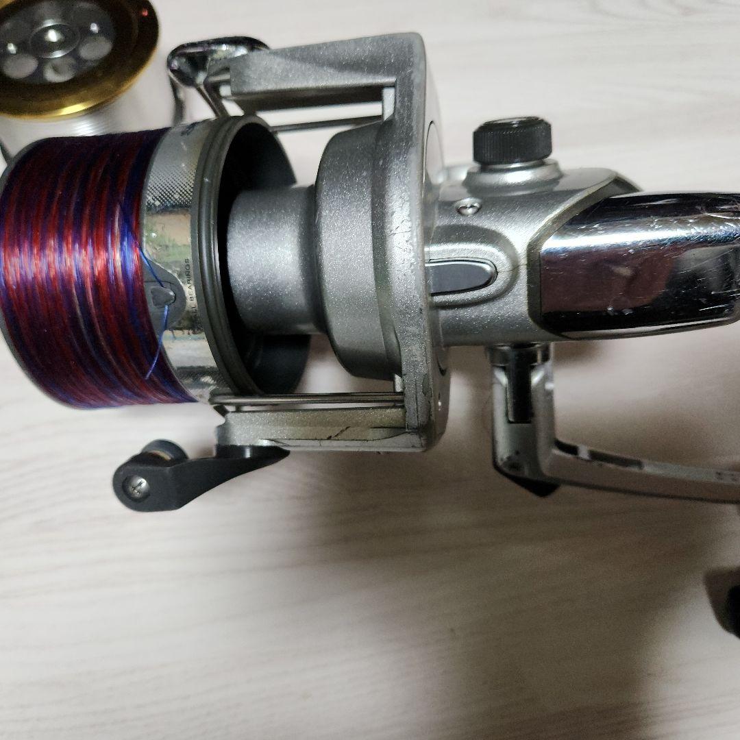 投げ釣り用スピニングリール 8台セット