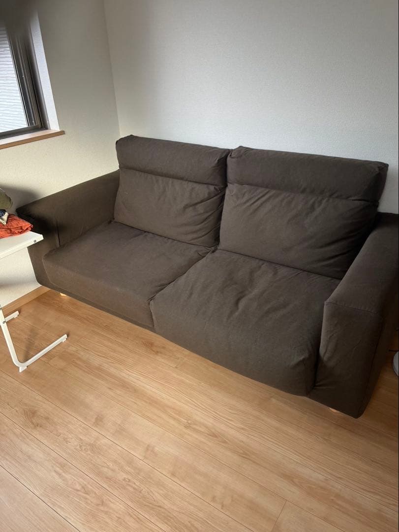 無印良品ソファ2.5シーターフェザーポケットコイルハイバックタイプ