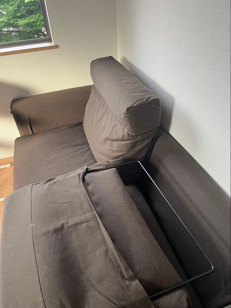 無印良品ソファ2.5シーターフェザーポケットコイルハイバックタイプ