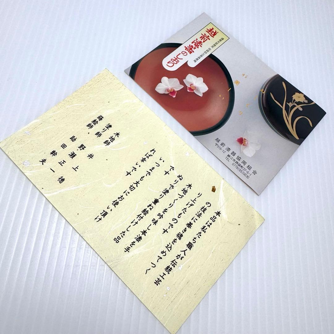 新品未使用 越前塗 漆器 漆 文庫 文箱 霧箱 説明書 箱 伝統工芸 黒 小物入