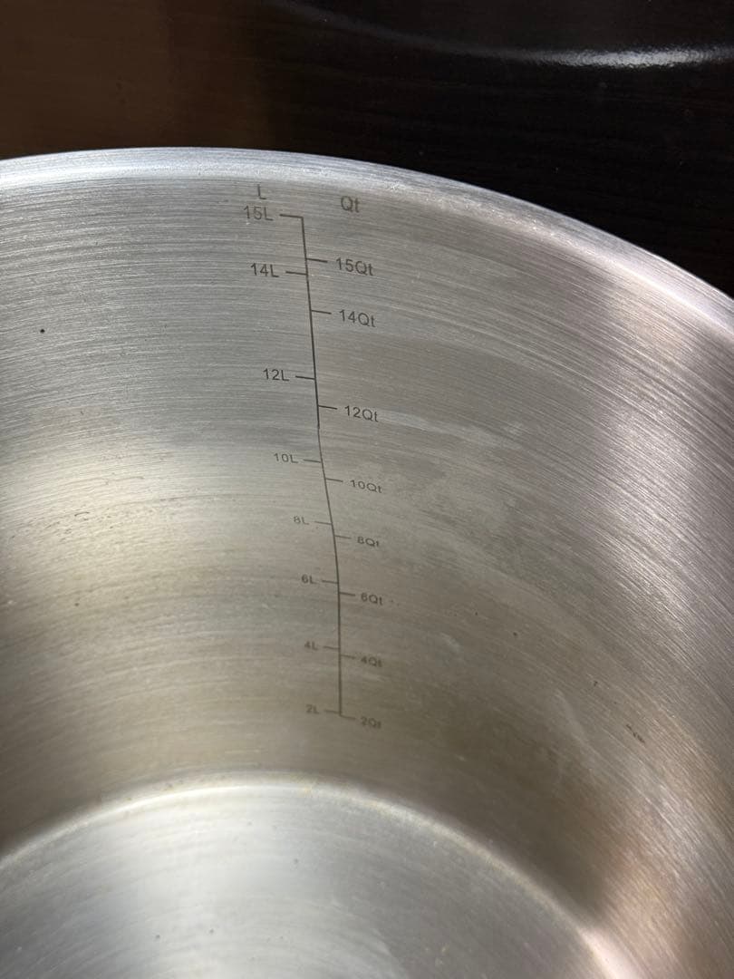 STOCK POT 鍋　15,1L ステンレススチール