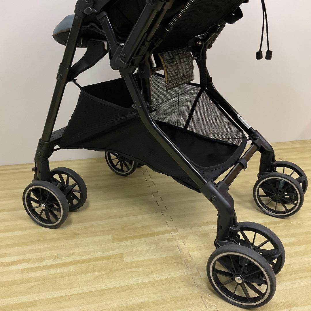 コンビ スゴカルα 4キャス エッグショック コンパクト ヘリンボンネイビー