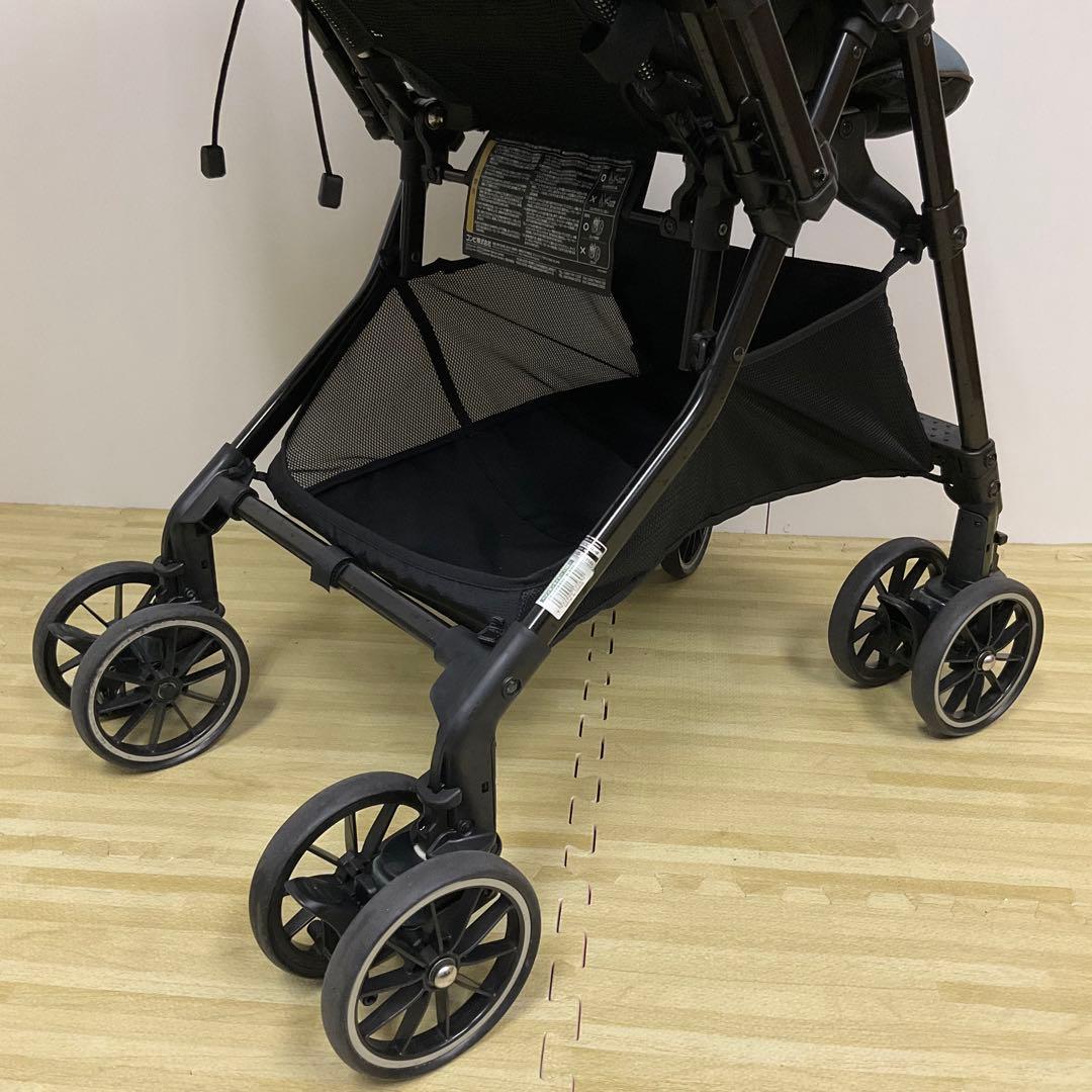 コンビ スゴカルα 4キャス エッグショック コンパクト ヘリンボンネイビー