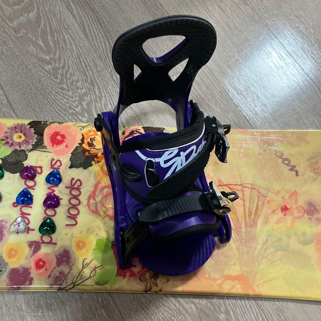 値下げSPOON スノーボード、ビンディングセット（110cm）ブーツおまけ付