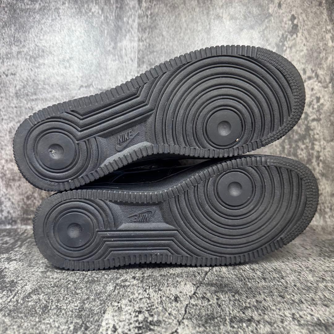 【極美品】NIKE エアフォース1 LOW 07 トリプルブラック 24cm
