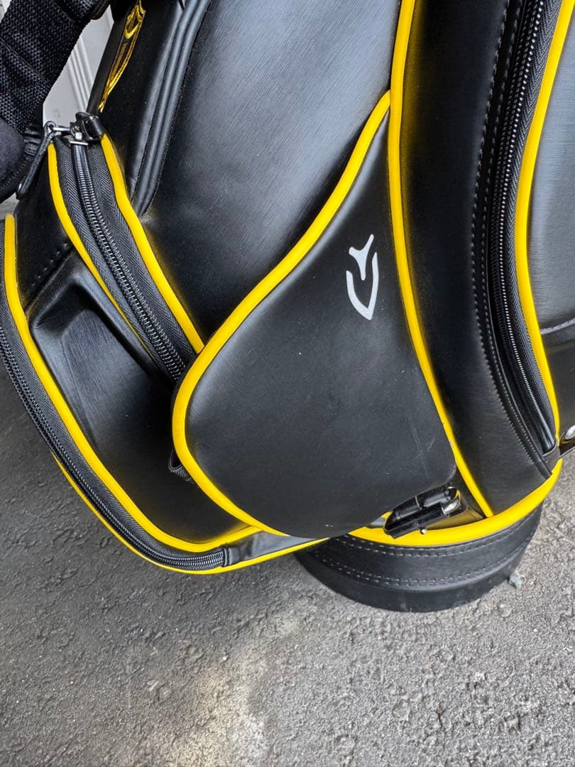 プレジデンツカップ ゴルフバッグ ブラック/イエロー