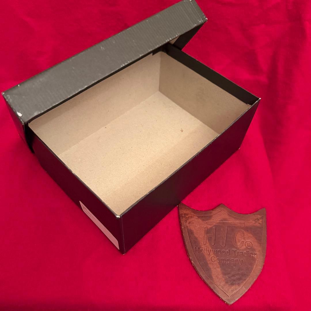 HTC メンズスタッズレザーベルト サイズ90/86 B'2nd 本革 箱付き