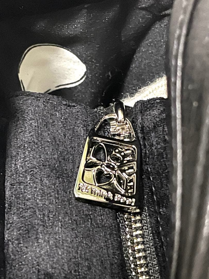 美品 シンクビー リボンズ トートバッグ バッグ ファスナータイプ 黒 ブラック