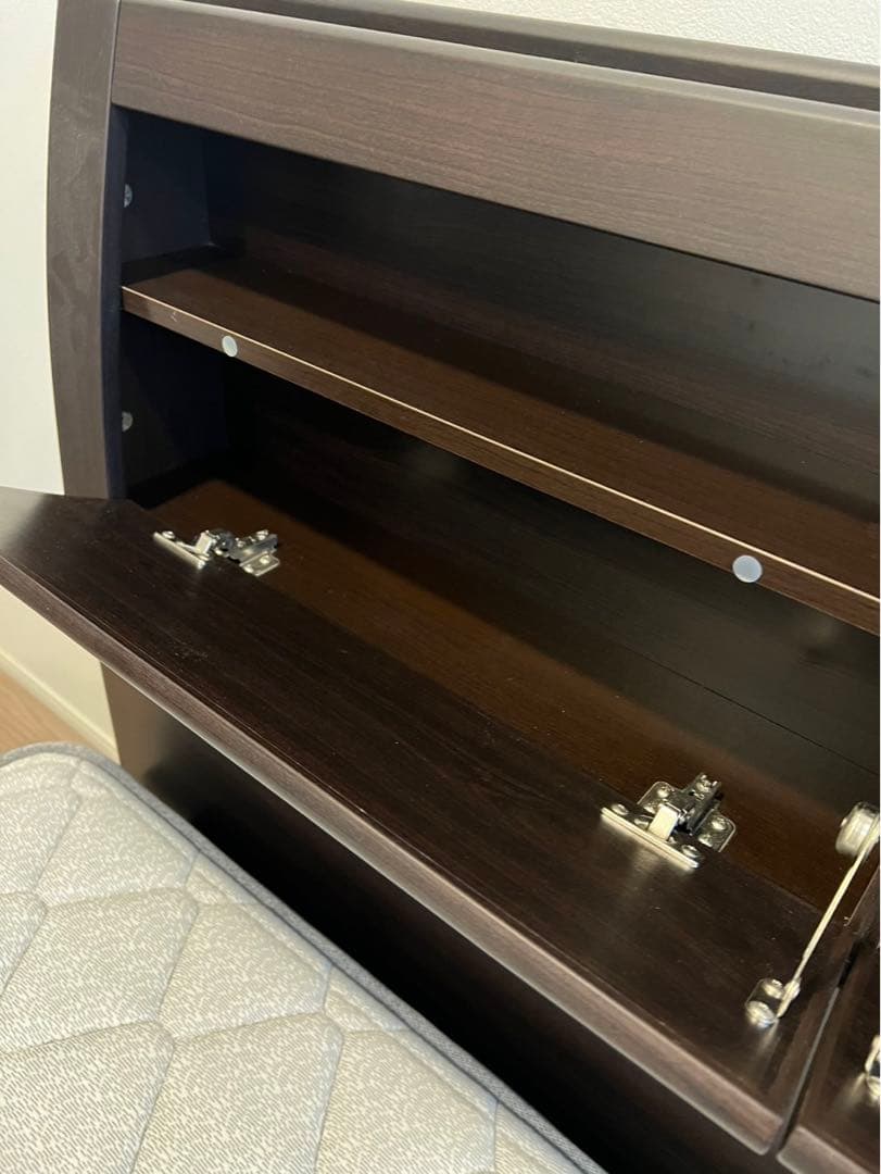 【TomU】ニトリ　セミダブルベッド マットレス付き