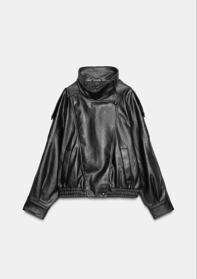 ZARA ウェイクレザージャケット