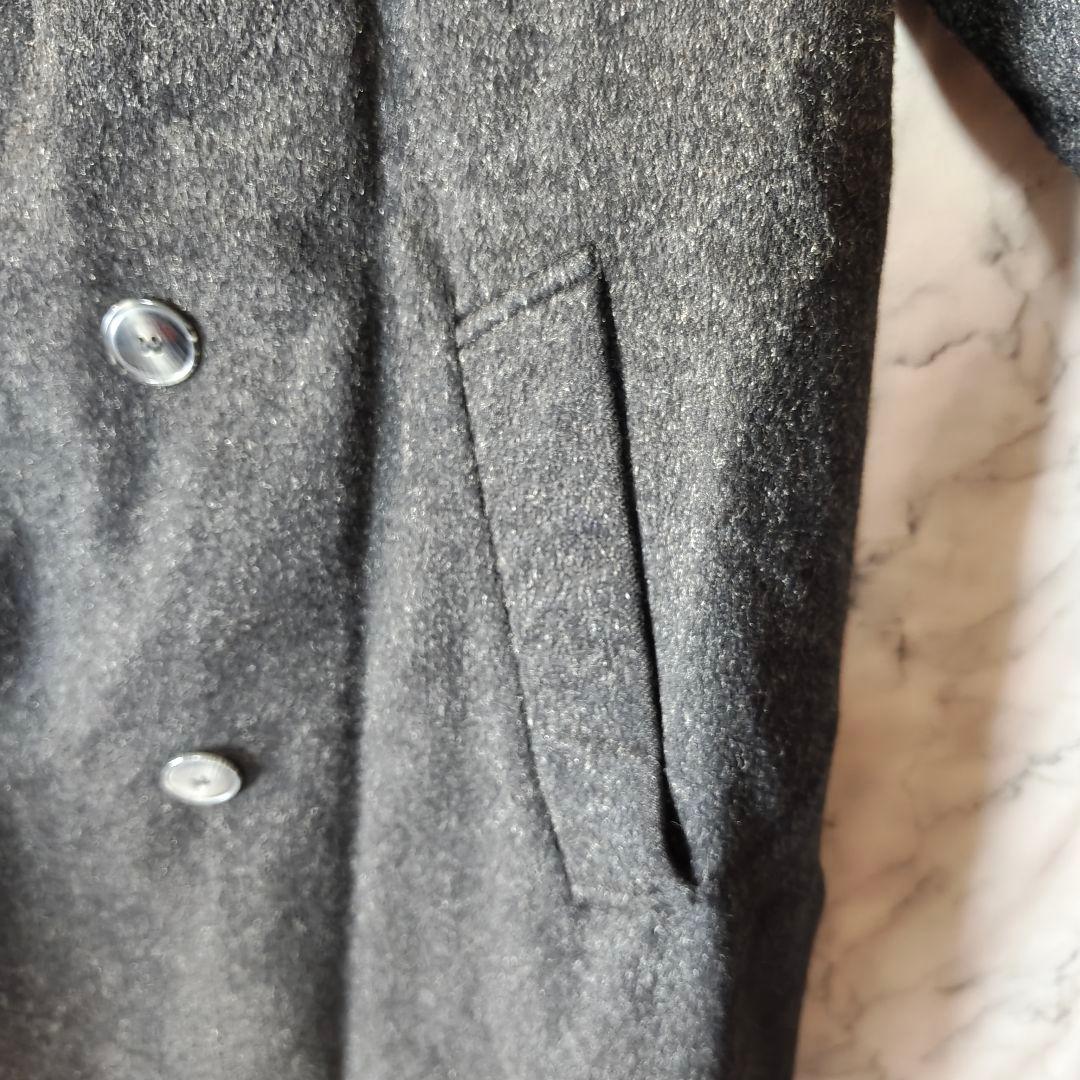 【R&D Marini】美品 カシミヤ100% タブルブレストチェスターコート