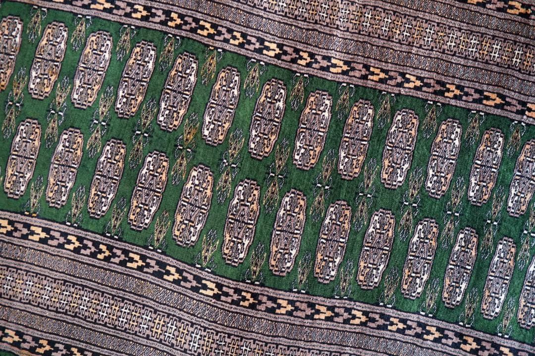 パキスタン絨毯 160×95cm ヴィンテージラグ　トライバルラグ　トルクメン