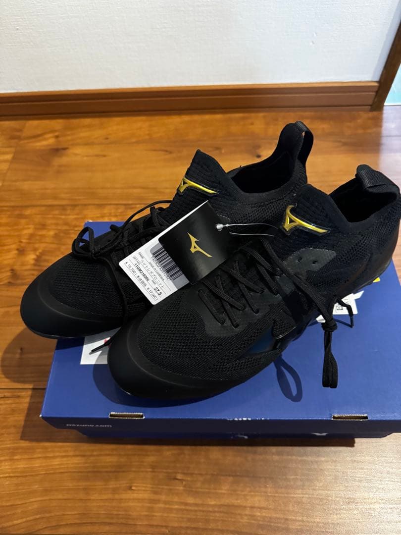 Mizuno 黒 野球スパイク 新品 ミズノプロ ライトレボ