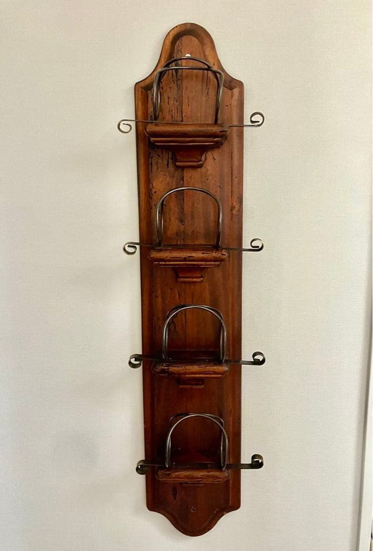 アンティーク調ワインボトルラック