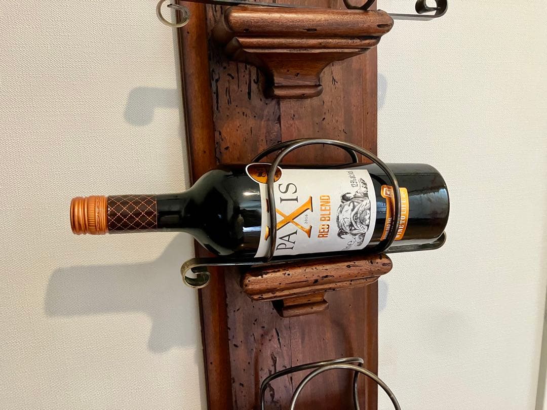 アンティーク調ワインボトルラック