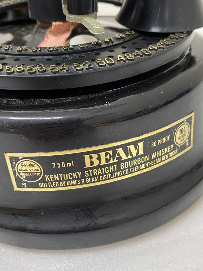 3-2689 ジム・ビームの「1904年式ダイヤル電話デキャンタ　ウィスキー