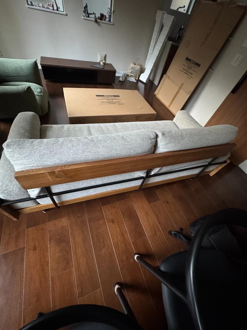 unico ウニコ TREL カバーリングソファ 3シーターベージュウニコトレル