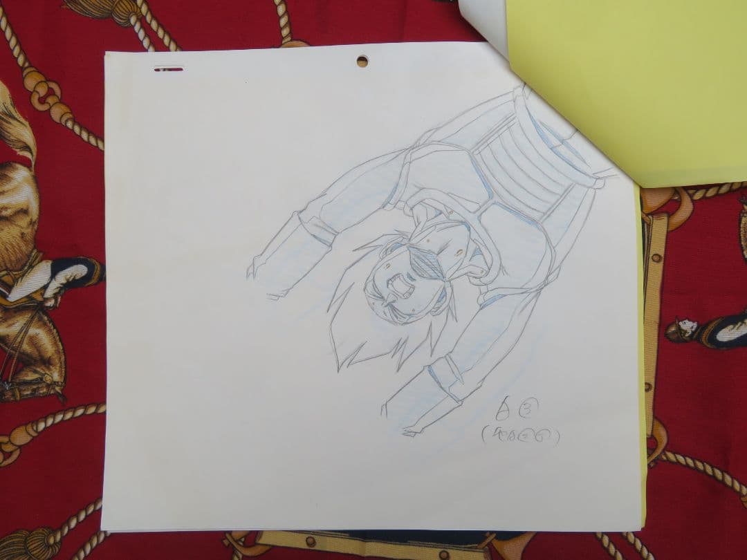 m*n様 ドラゴンボール セル画 原画 ベジータ 当時品