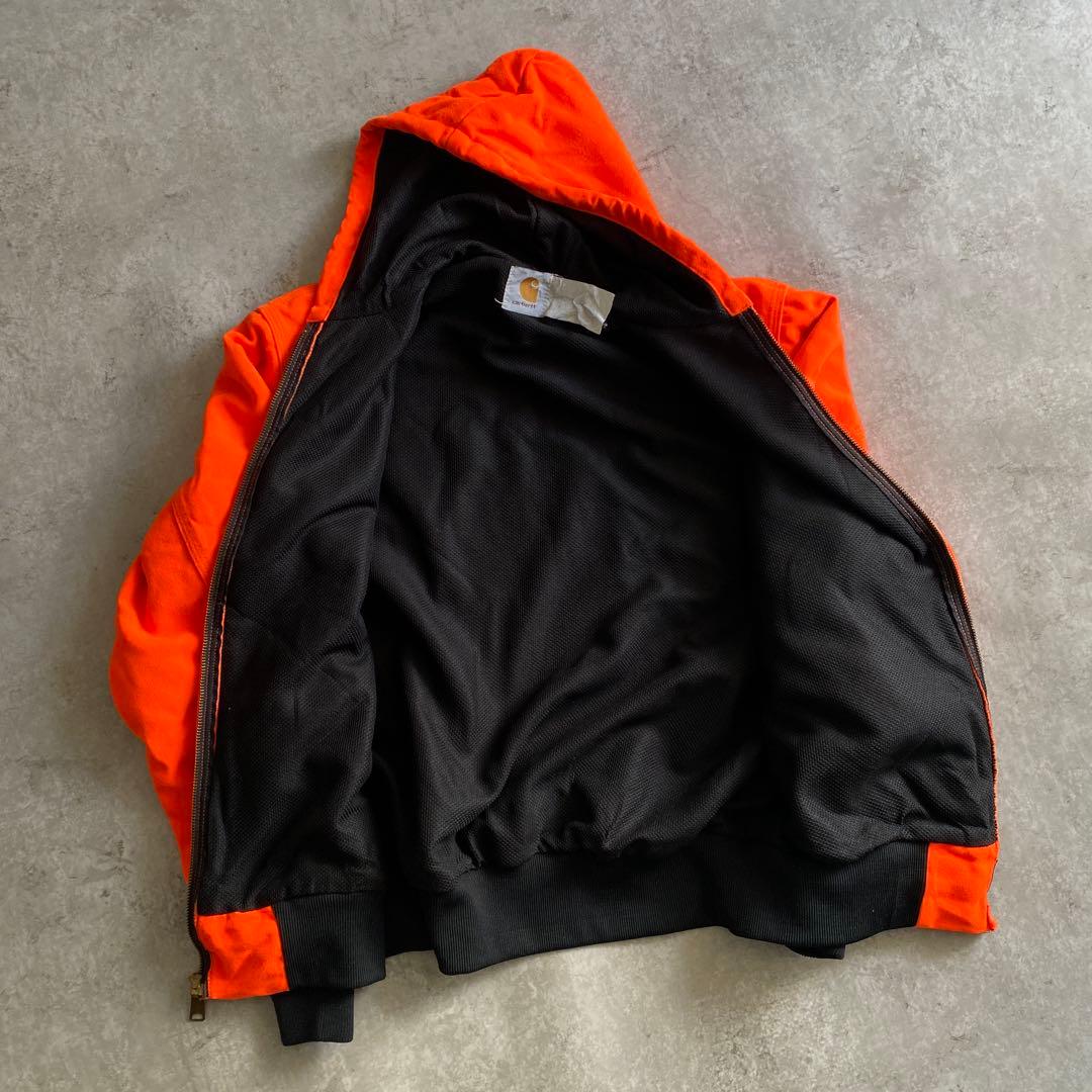 90s カーハート アクティブ ジャケット USA製 BLZ オレンジ
