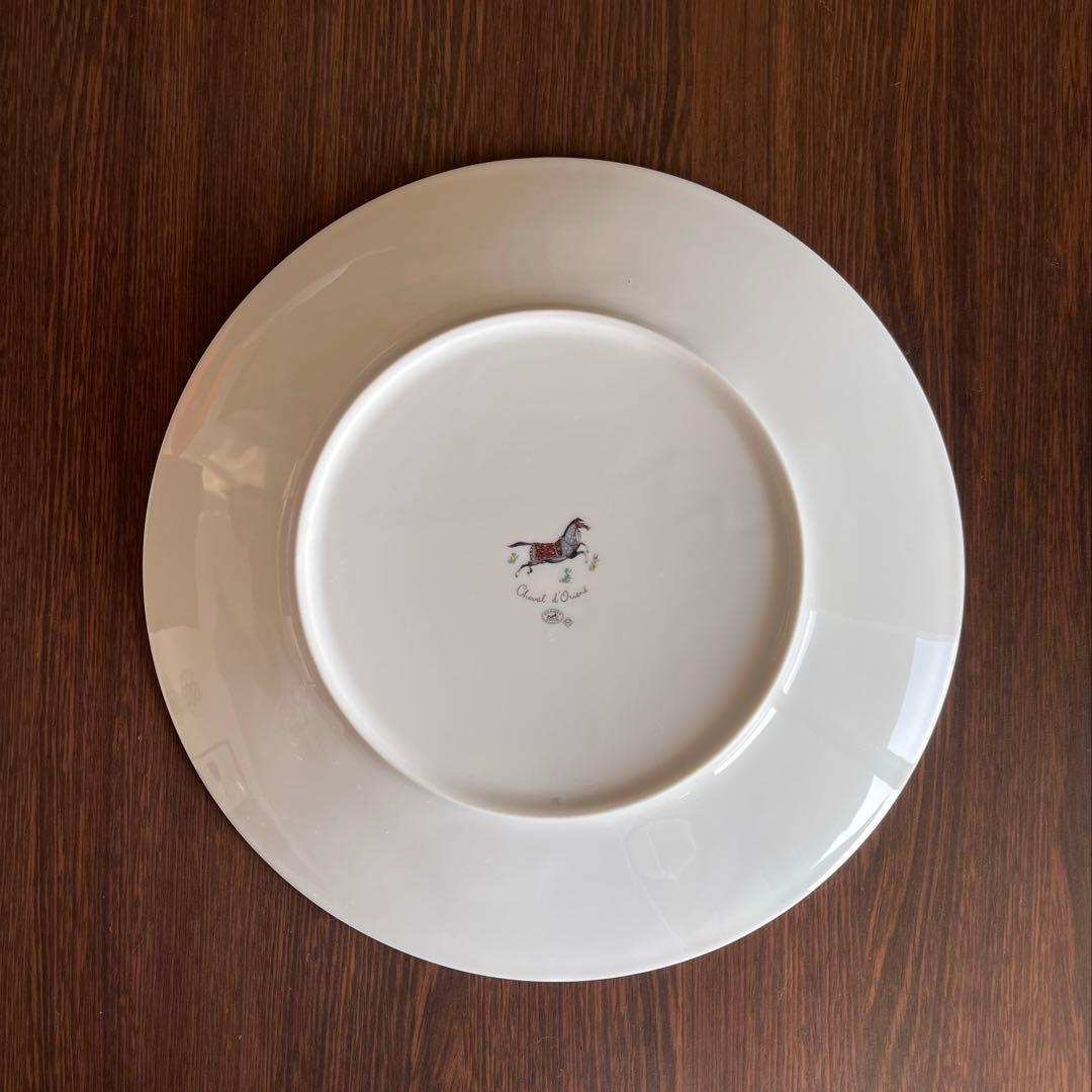 エルメス プレート シュヴァルドリアン 32cm/19cm 2枚セット 未使用