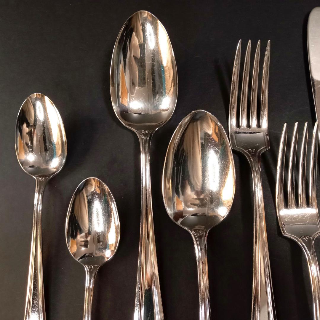 アールデコ1930年代WM ROGERSカトラリー アメリカ 8本シルバーPL