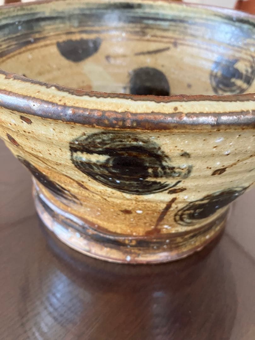 Roy & Chieko 笠間焼 中鉢　（径26㎝ 高さ14.5cm）