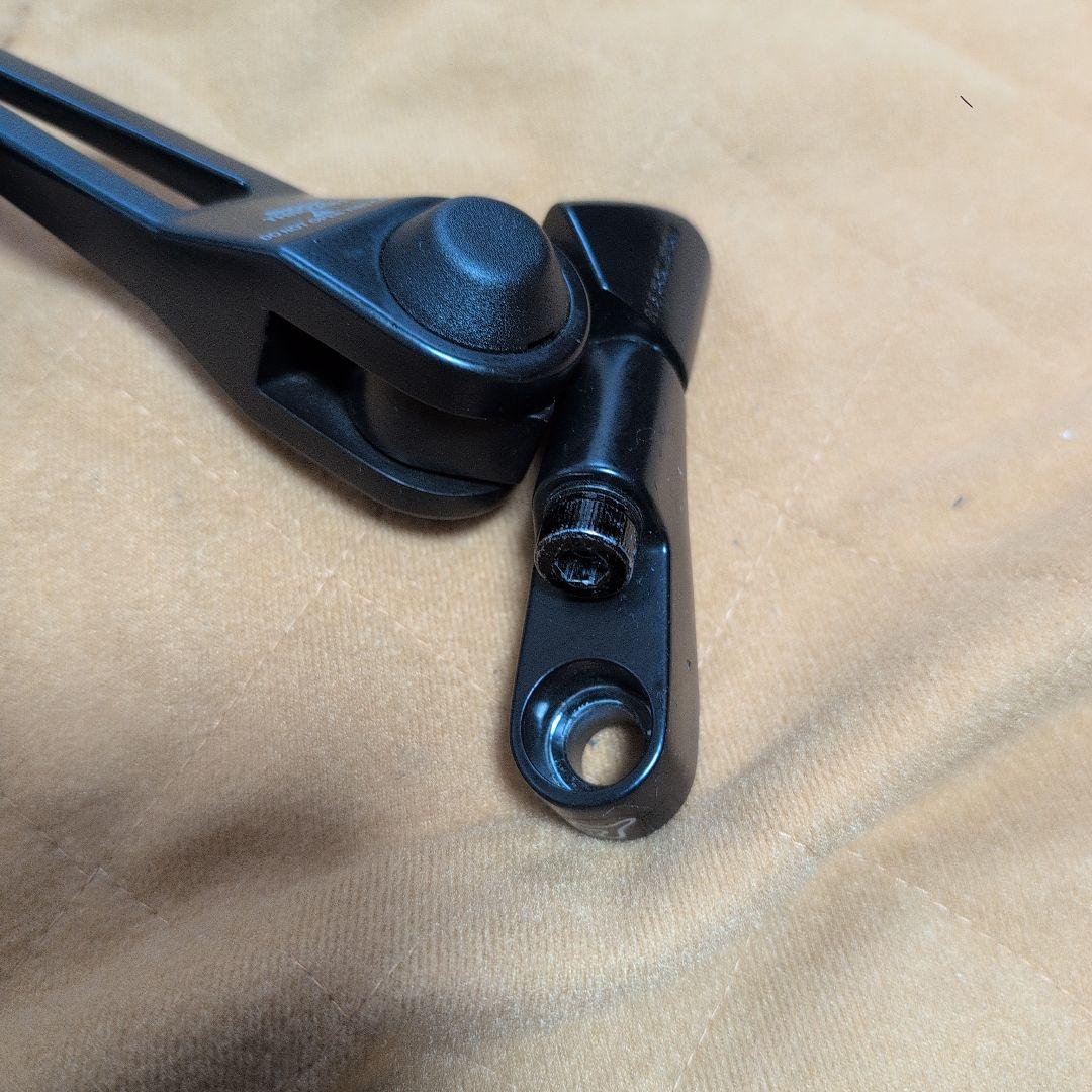 【左右セット】タナックス ナポレオン NA-014 シャークミラー7 ブラック