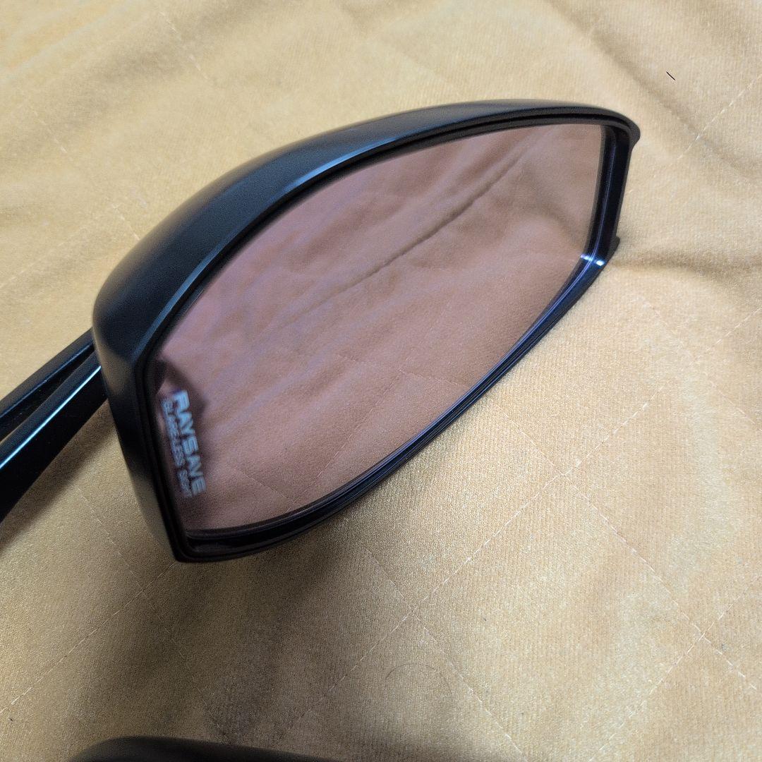 【左右セット】タナックス ナポレオン NA-014 シャークミラー7 ブラック