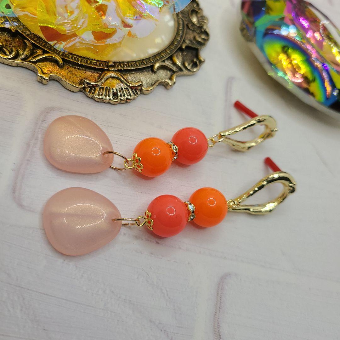 ハンドメイドピアス1723