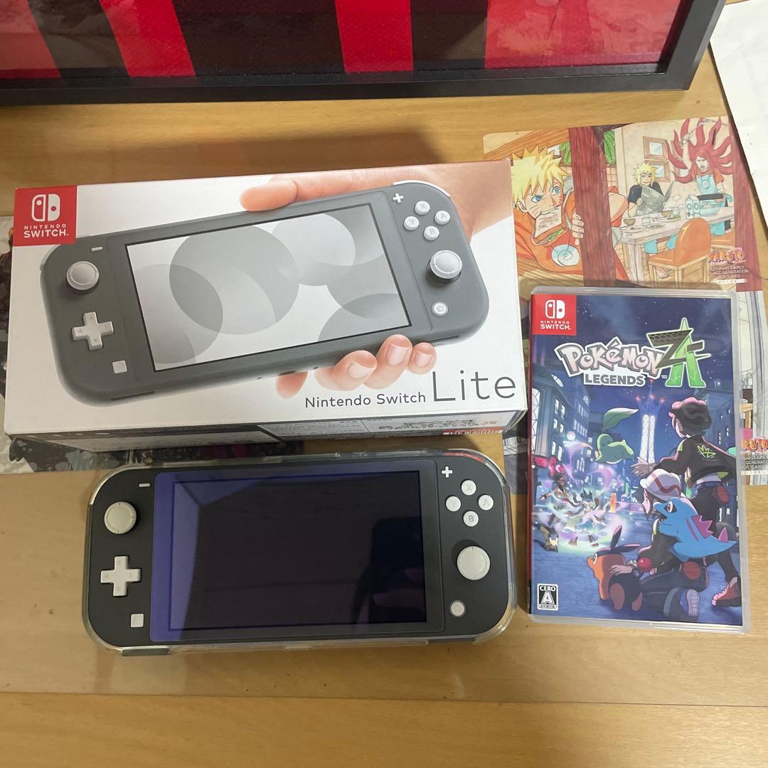 Nintendo Switch Lite グレー ポケモンza セット売り