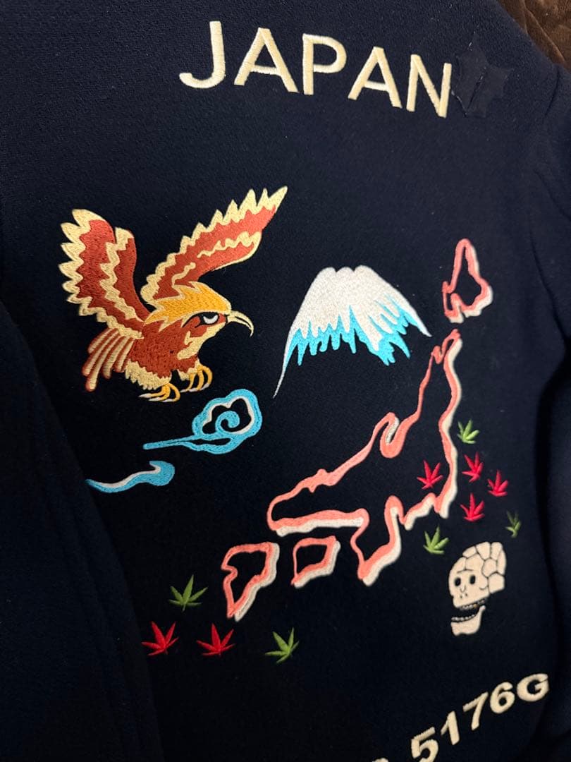 SWINGIN SLILY テーラードジャケット 鷲 縫取 日本限定 スカジャン