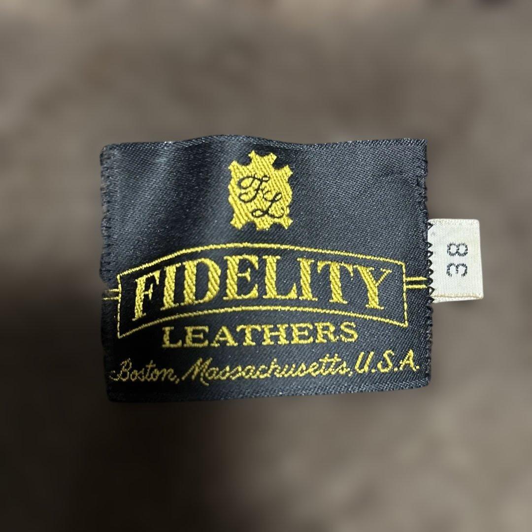 【60'S】FIDELITY USA シングルライダース　革ジャン　皮ジャン