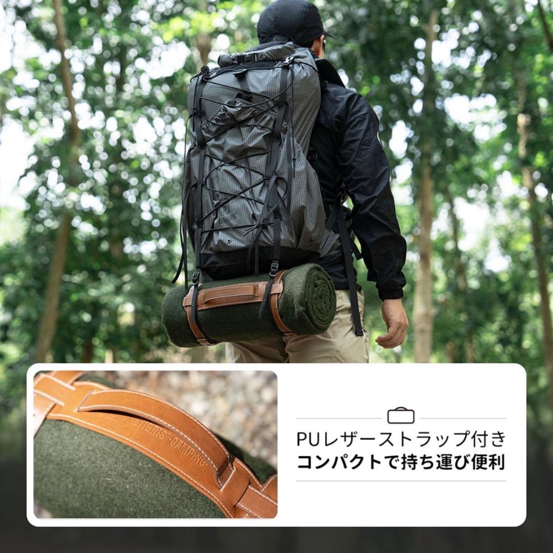 ◉Td1002 未使用保管品 UNETIGRIS ウールブランケット 毛布