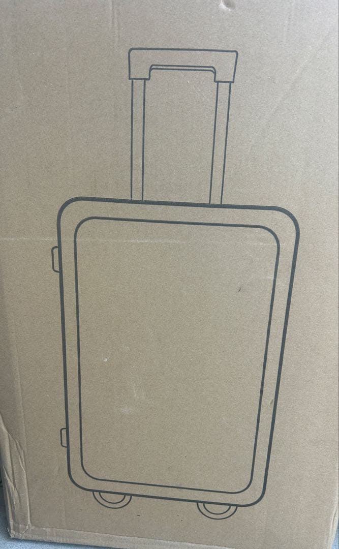 ② 20インチアルミフレーム多機能フロントオープンキャリーケース　シルバー