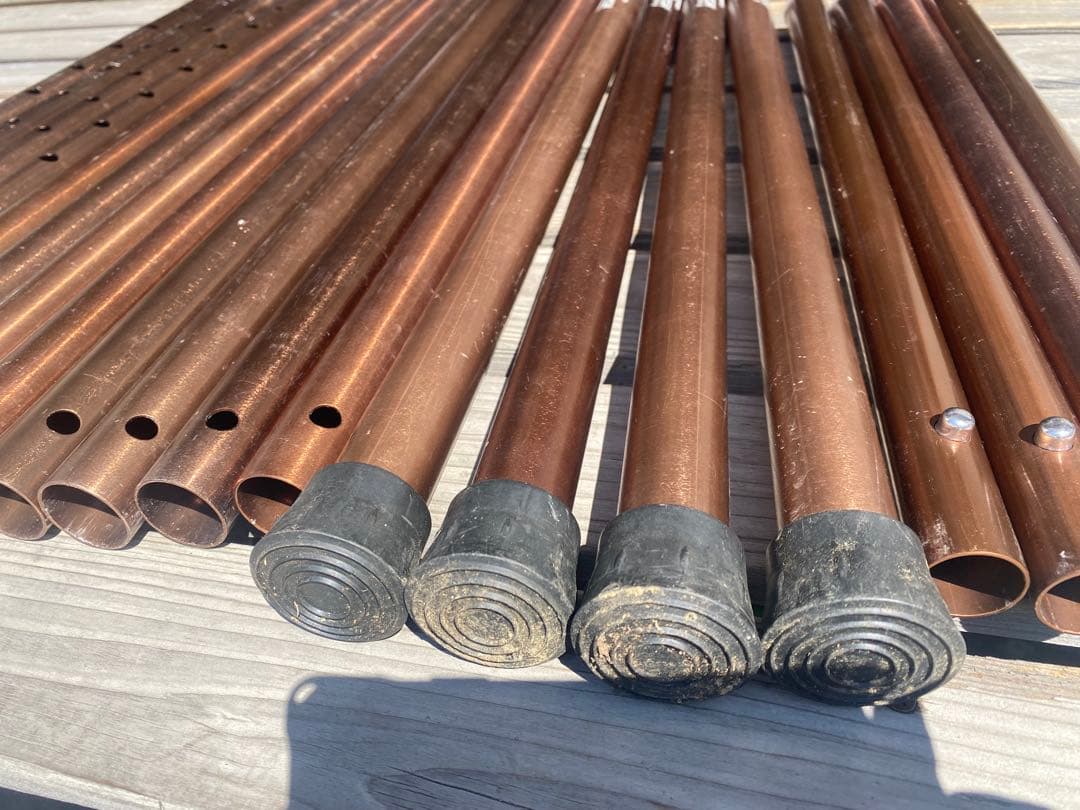 FIELDOOR 　アルミ製テントポール 4本セット