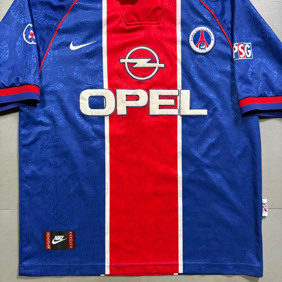 90's NIKE PSG ユニフォーム　ゲームシャツ　96-97シーズン　L