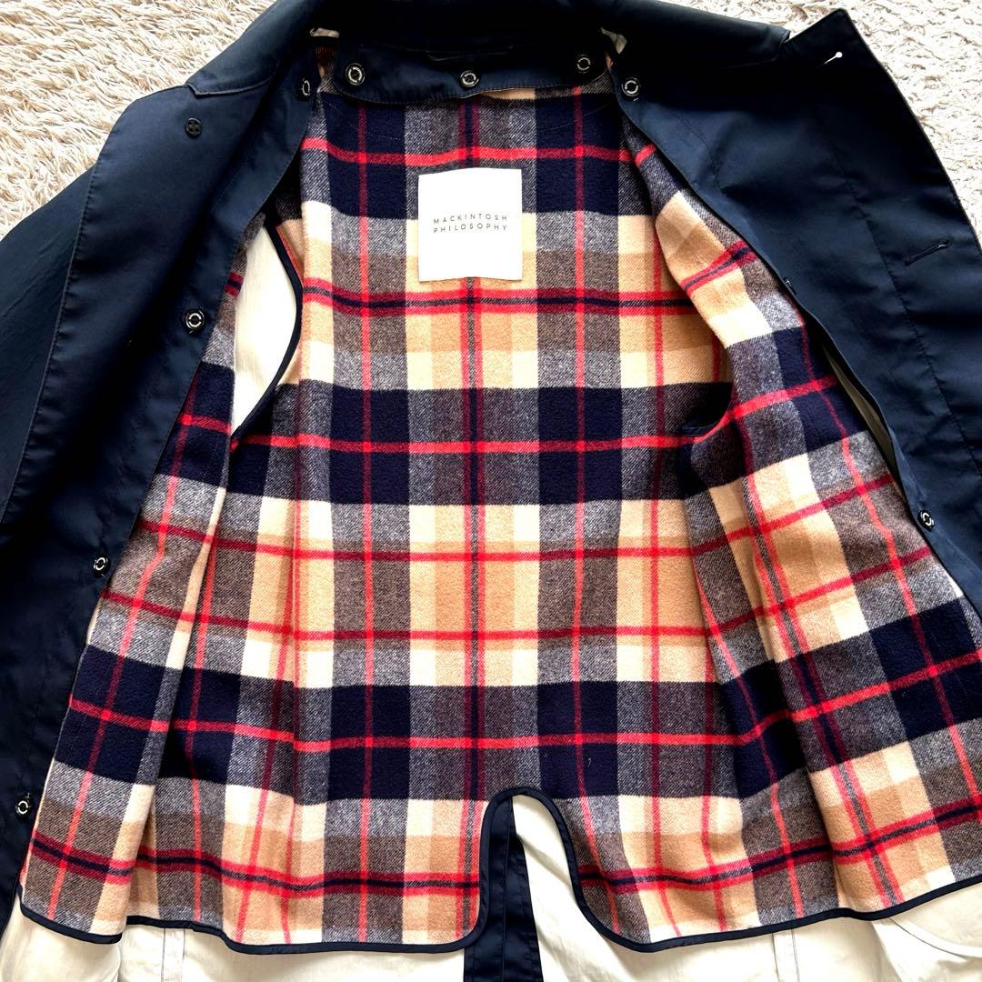 マッキントッシュ フィロソフィー ボンディング　ステンカラーコート