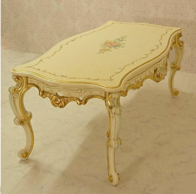 イタリア製　ロココ調家具 センターテーブル　EX001