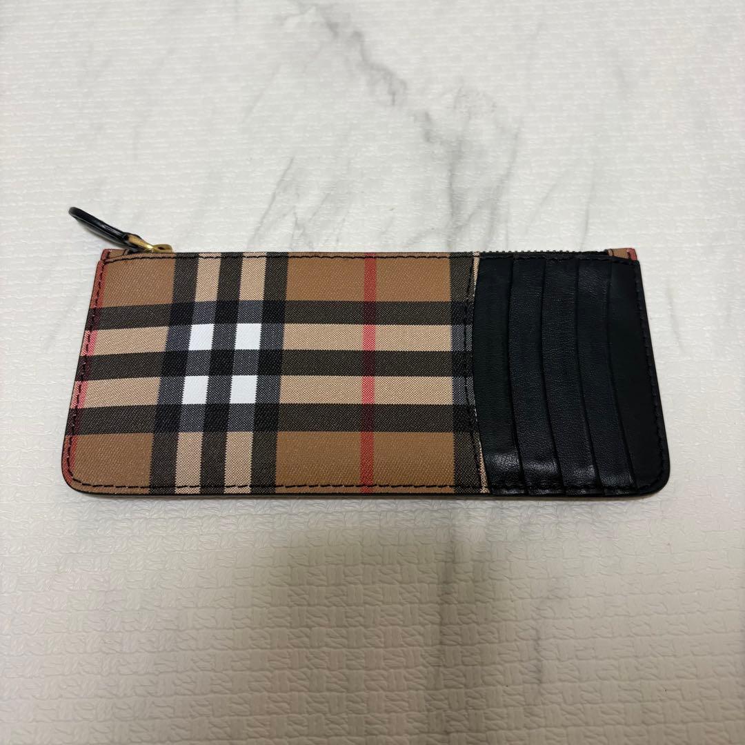Burberry チェック柄 長財布