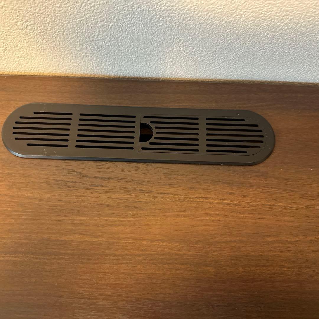 NOCE ダークブラウン テレビ台 キャスター付 二段の伸縮可能 引き出し2つ