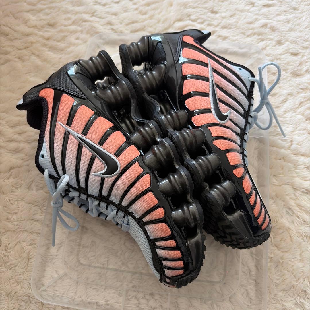 nike shox tl ホワイト/オレンジ/ブラック ショックス　ナイキ