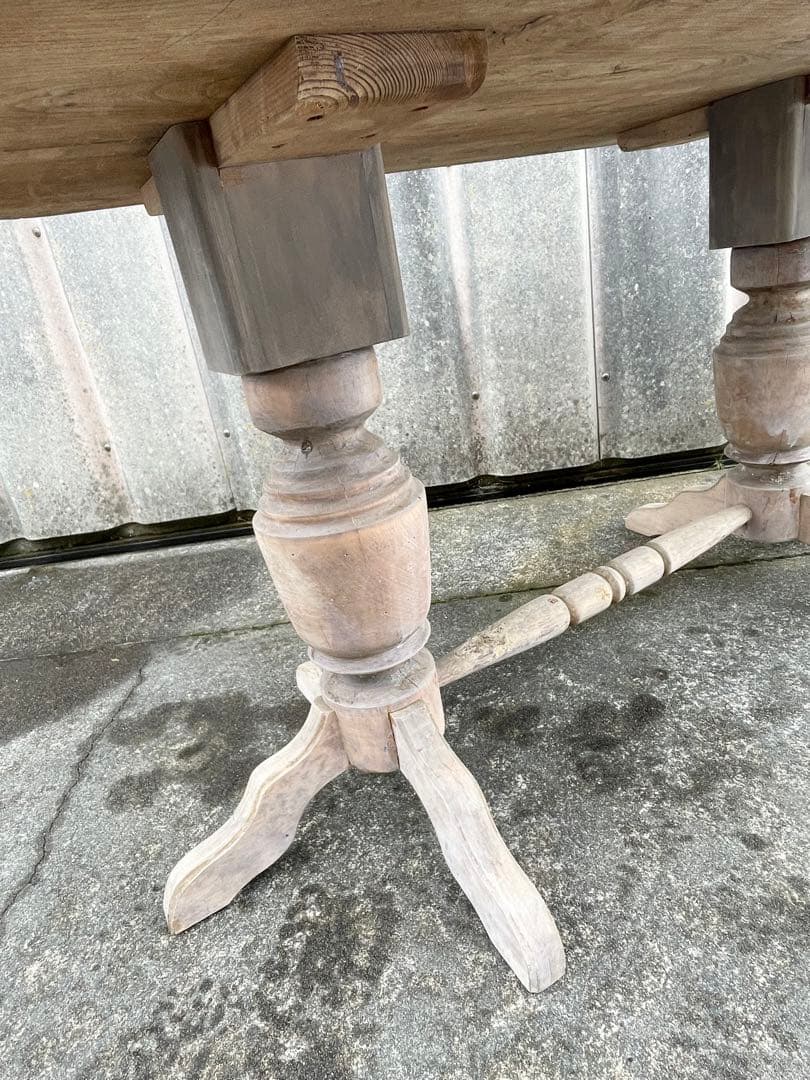 アンティーク/イギリス/古材/剥離/ダイニングテーブル/センターテーブル/作業台