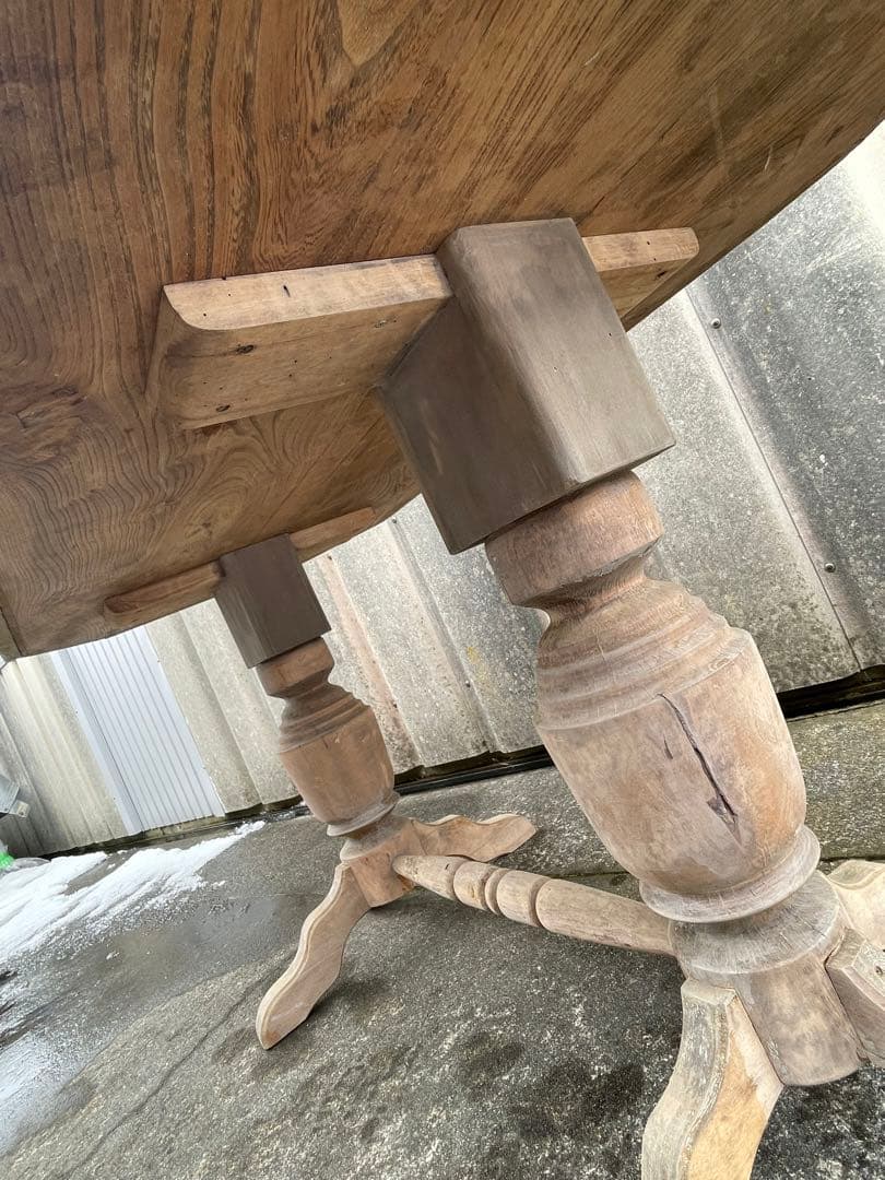 アンティーク/イギリス/古材/剥離/ダイニングテーブル/センターテーブル/作業台