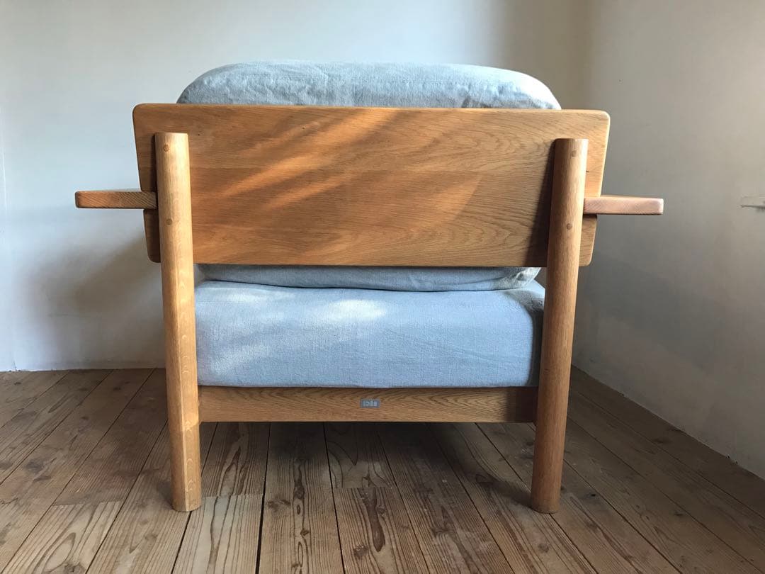 IDEEイデーDIMACHEディモンシュ一人掛けソファー②替えカバー付きレッド